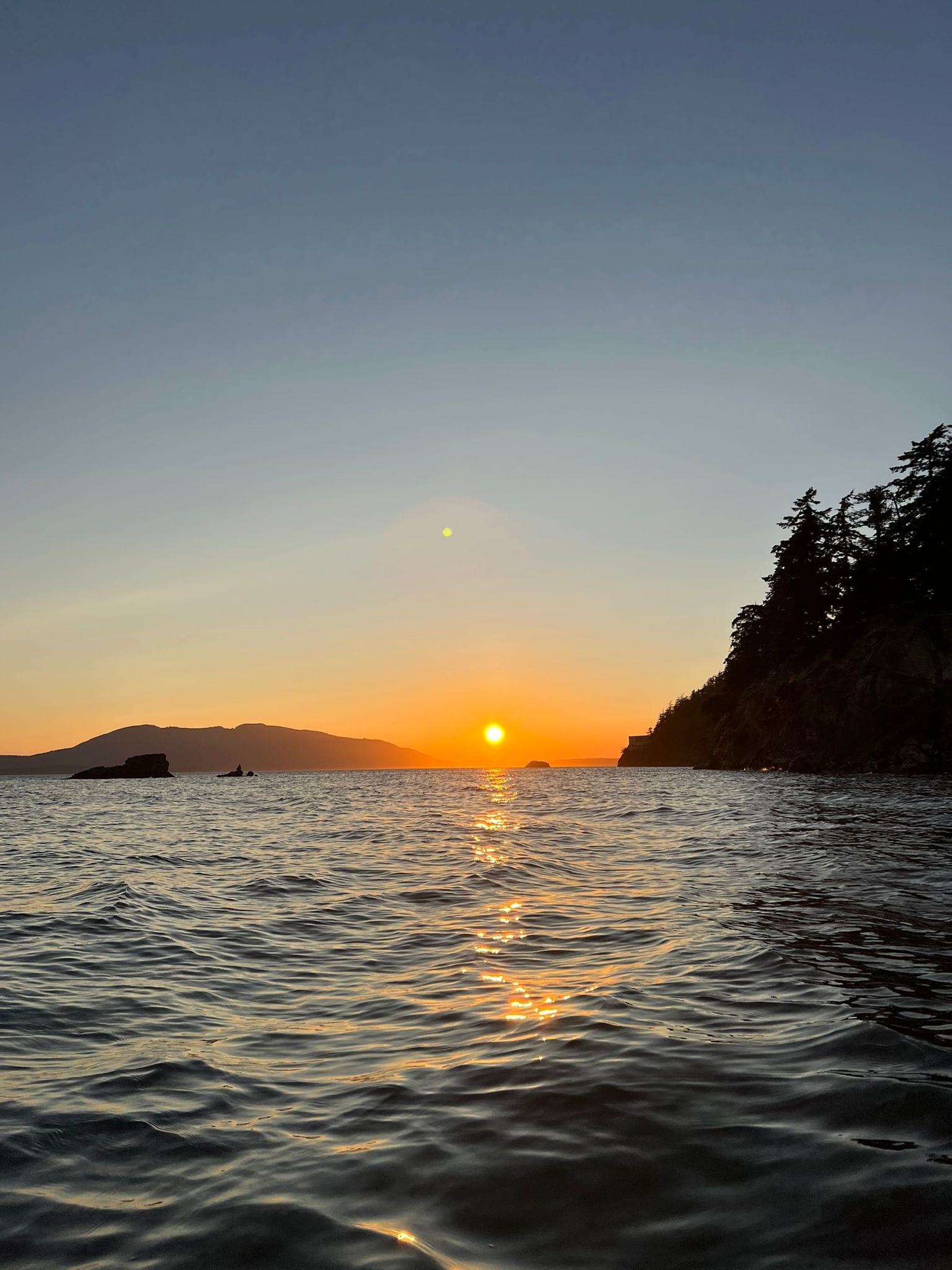 A Sunset Paddle at Larrabee State Park