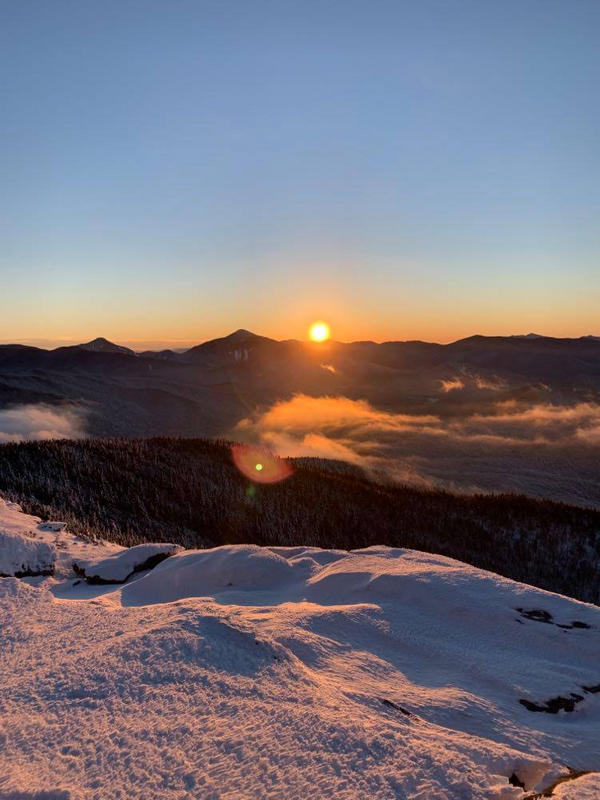 Sunset on Cascade Mountain in the Adirondacks